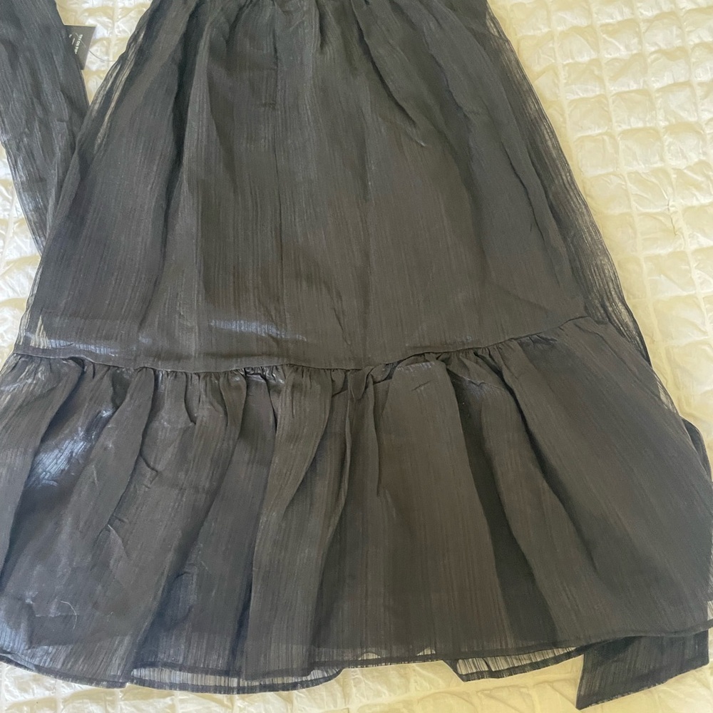 Lulu's Black Midi Dress - Picture 10 of 14
